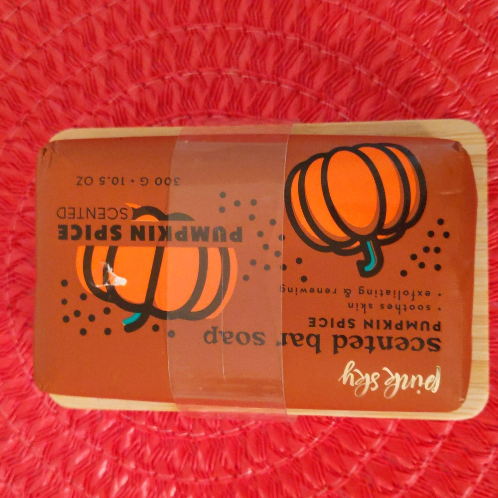 Pink sky scented bar soap pumpkin spice